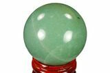 Polished Green Aventurine Sphere - China #116015-1